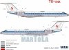 MARTOLA 144D006 - Kalkomanie Tu-134A 36 SPLT 1:144